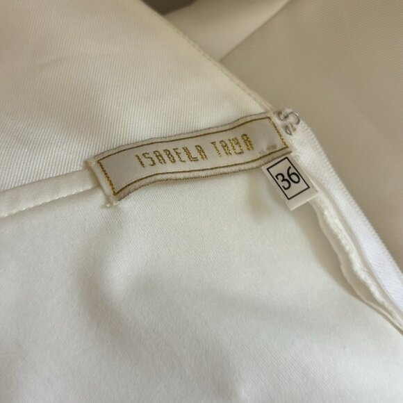 Isabella Talya Wedding Dress Fit & Flare with Train size 6 Mikado blend - Picture 13 of 16